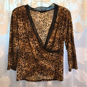 Women’s leopard print  blouse